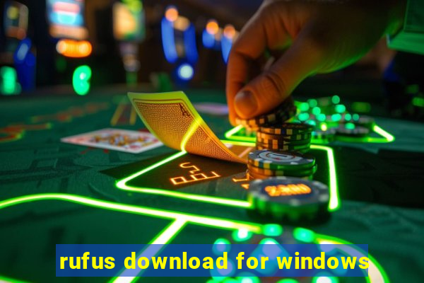 rufus download for windows